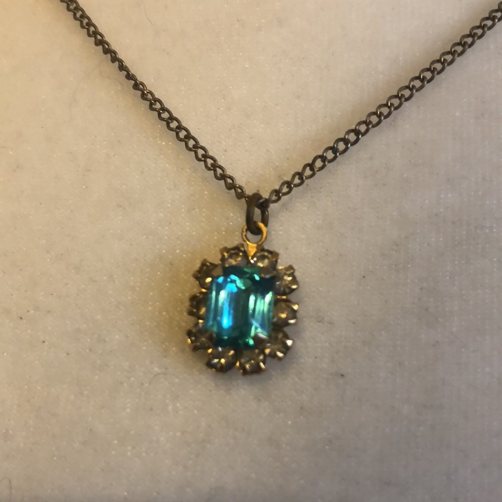 Old blue and white pendant